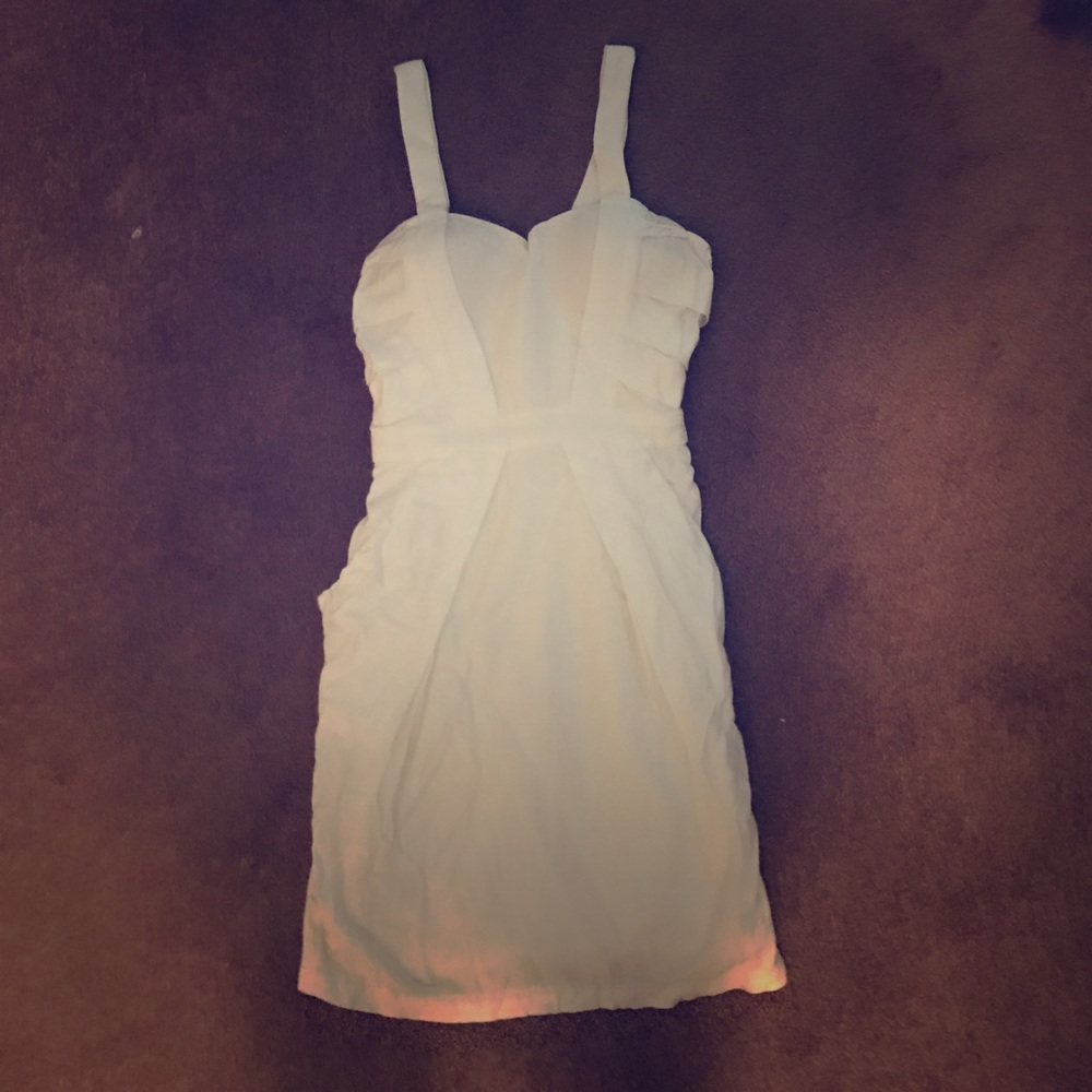 BCBG White Mini Dress